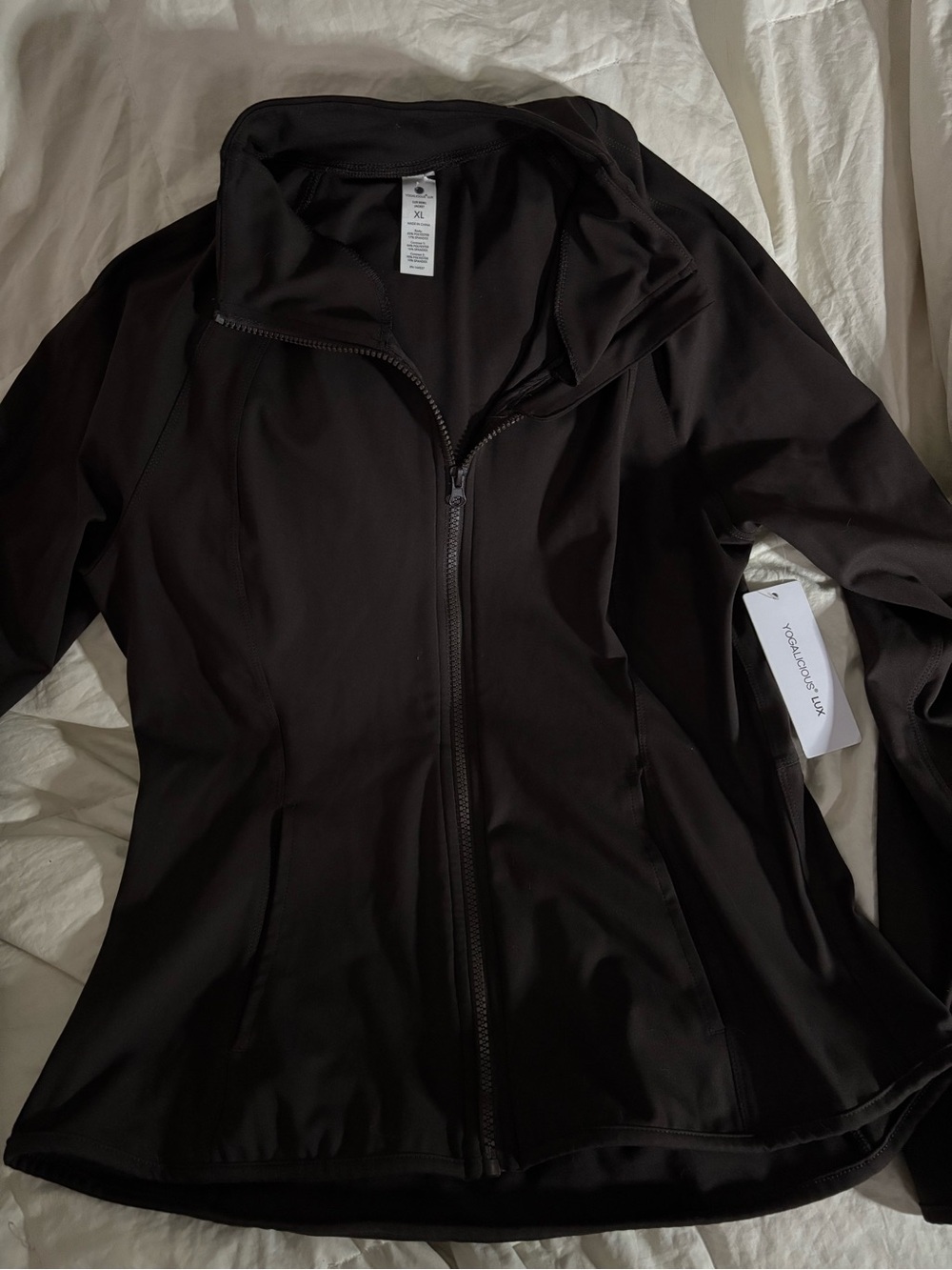 Yogalicious Brown Zip Front Jacket
